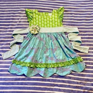 Girls Shrimp & Grits Serendipity Dress Sz 5/6